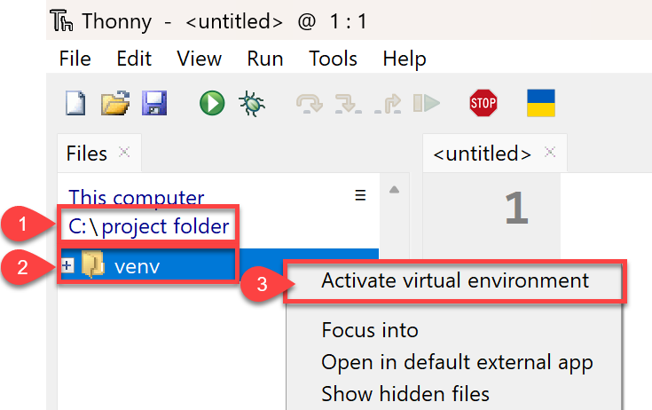 Thonny venv 7