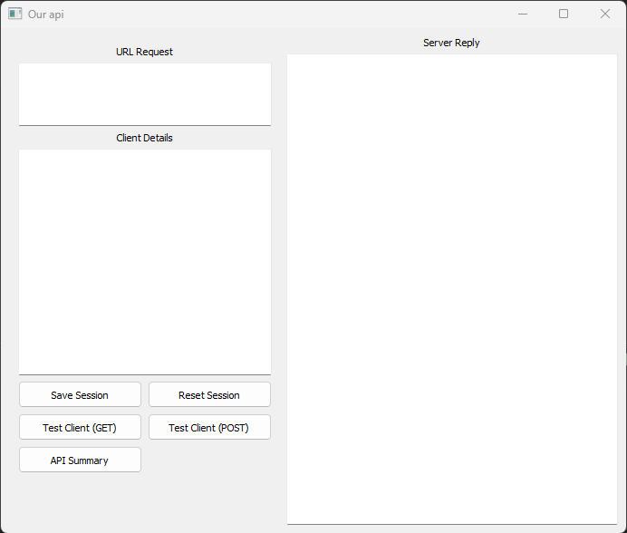 OurAPI GUI