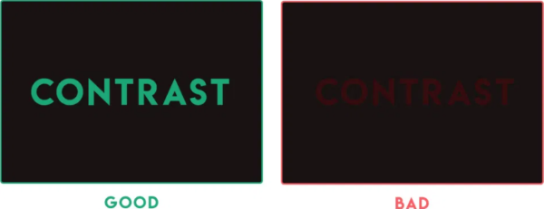 contrast