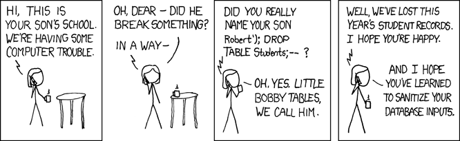 Bobby tables
