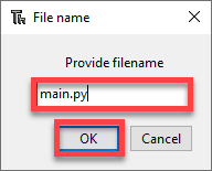 name file