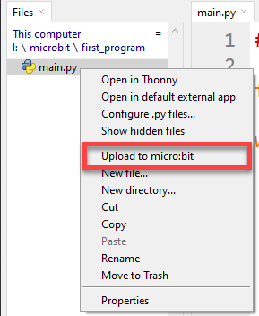 upload file