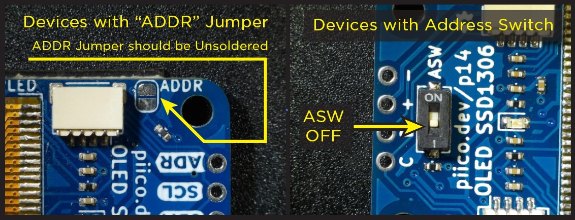 OLED ASW switch