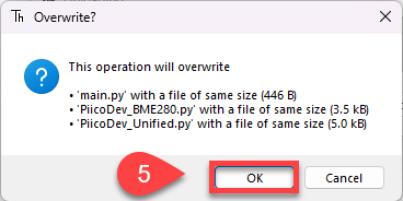 piicodev overwrite