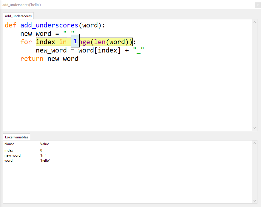 new_word storing h_