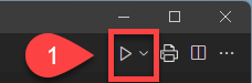 Run button