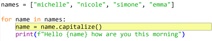 Line 4 highlighted after Step out